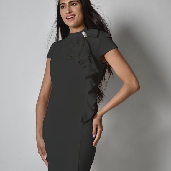 Your choice Black or White Pelham sleeve dress by